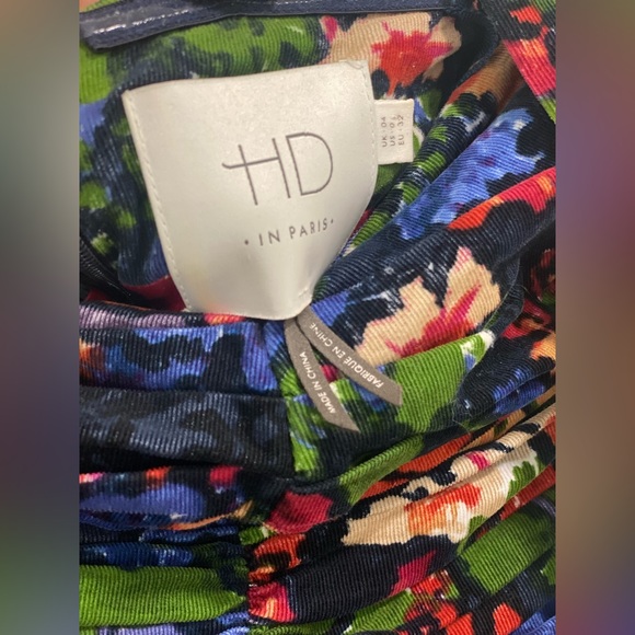 HD in Paris Corduroy Floral Mini Dress - Picture 5 of 9